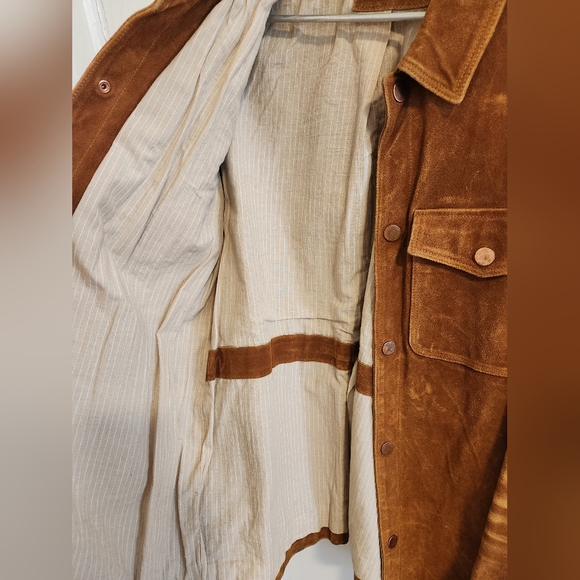 Billy Reid Leather Jacket Medium - Picture 2 of 4